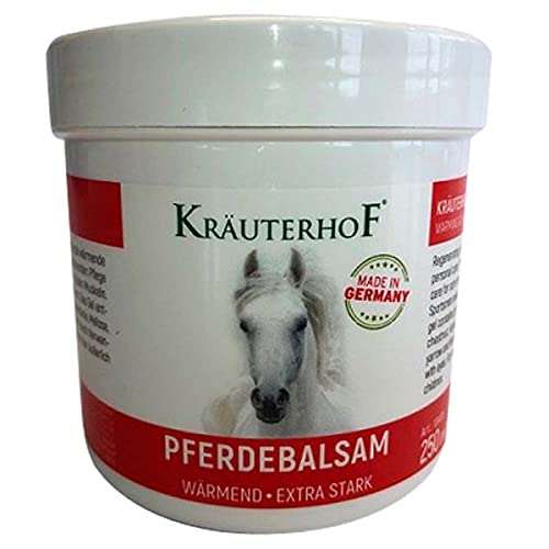 Krauterhof, Balsamo di cavallo in gel, effetto riscaldante, 250 ml
