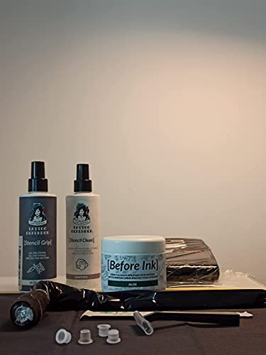 Tattoo Defender Stencil Grip, 200ml - Gel Per Il Trasferimento Dello Stencil, Super Resistente, Made In Italy