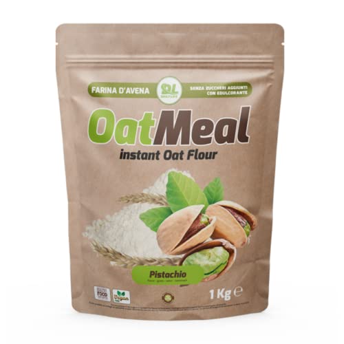 OatMeal Instant - Farina di avena Sacchetto 1Kg gusto Pistacchio