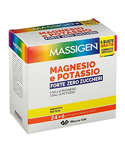 Massigen Magnesio e Potassio Forte Zero Zuccheri