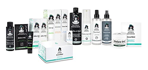 Tattoo Defender Stencil Clean, 200ml - Liquido Per Rimuovere Lo Stencil, Deterge La Pelle Dalle Impurità' Prima Di Iniziare Il Tatuaggio, Made In Italy