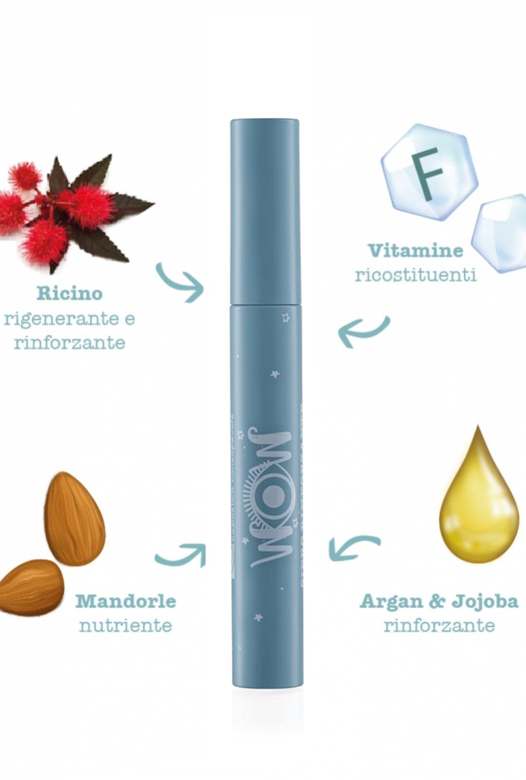 La Saponaria Siero Rinforzante Ciglia e Sopracciglia Strengthening Eyelash and Eyebrow Serum -10 ml-