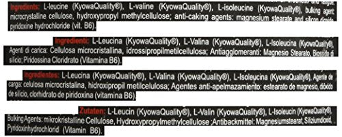 8:1:1 BCAA Unlimited Kyowa Integratore Aminoacidi Ramificati con Vitamina B6 - 200 Compresse