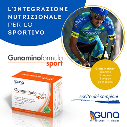 integratore alimentare gunamino formula sport 24 bustine
