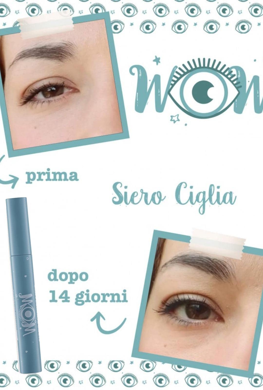 La Saponaria Siero Rinforzante Ciglia e Sopracciglia Strengthening Eyelash and Eyebrow Serum -10 ml-