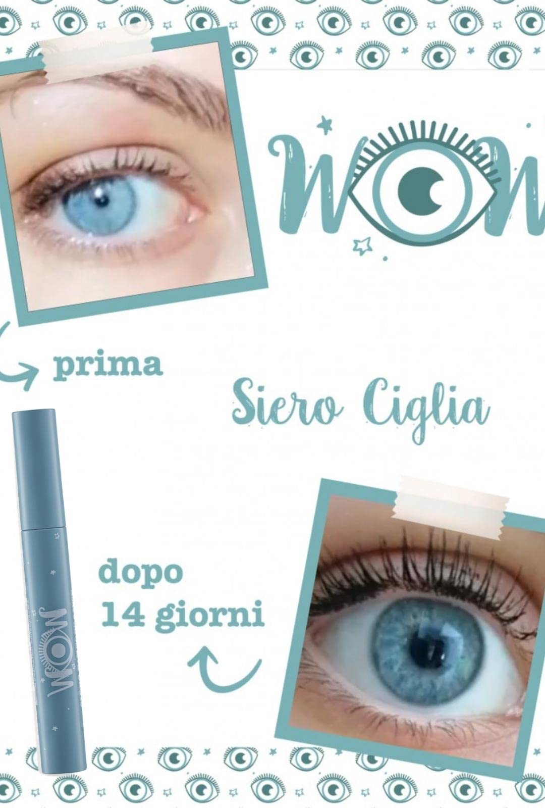 La Saponaria Siero Rinforzante Ciglia e Sopracciglia Strengthening Eyelash and Eyebrow Serum -10 ml-