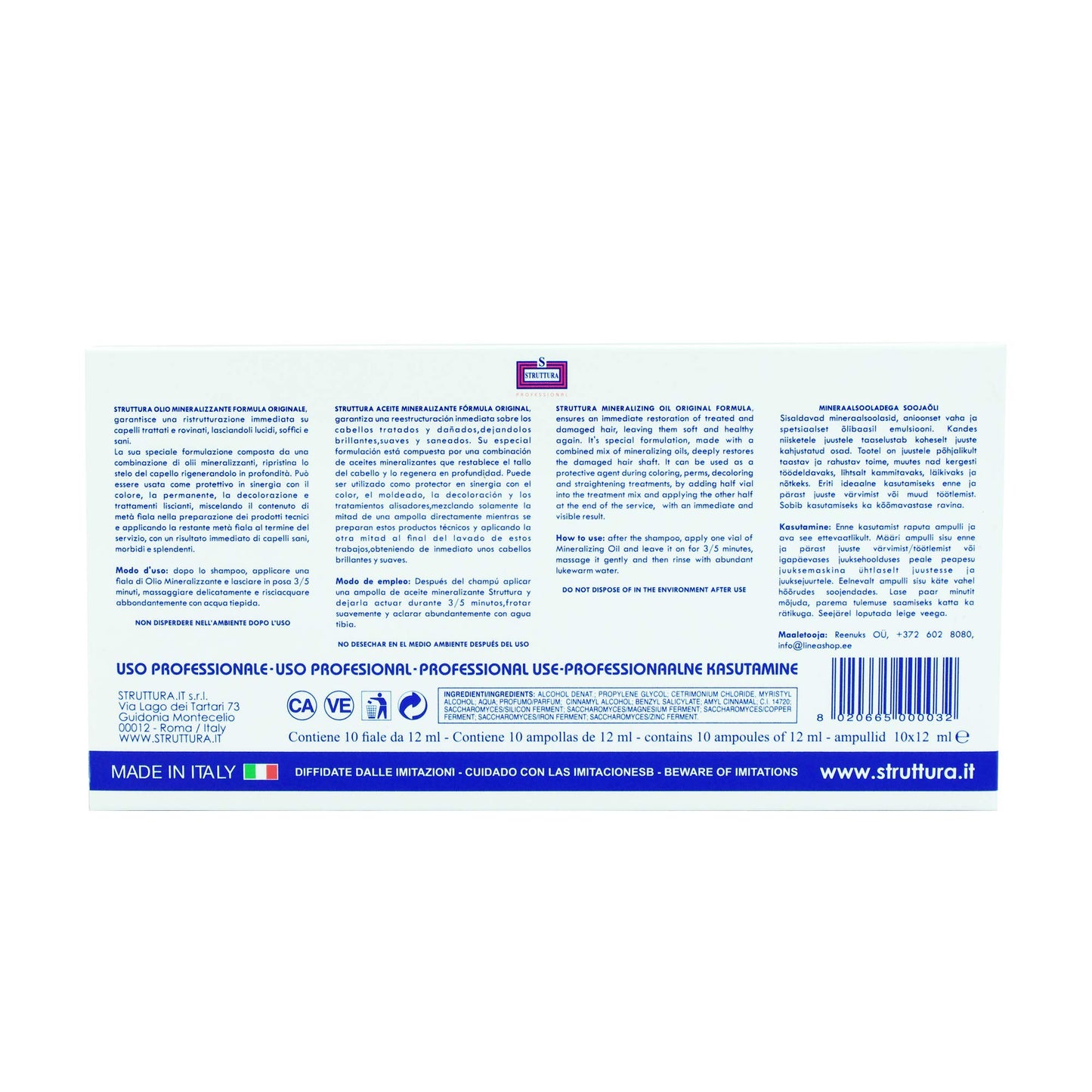 Struttura Fiale Struttura - 226 Gr Olio