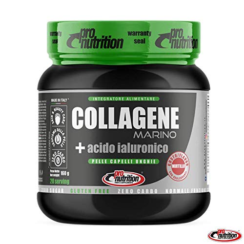 Pronutrition Collagene Marino + Acido Ialuronico Barattolo 160g Gusto Mirtillo