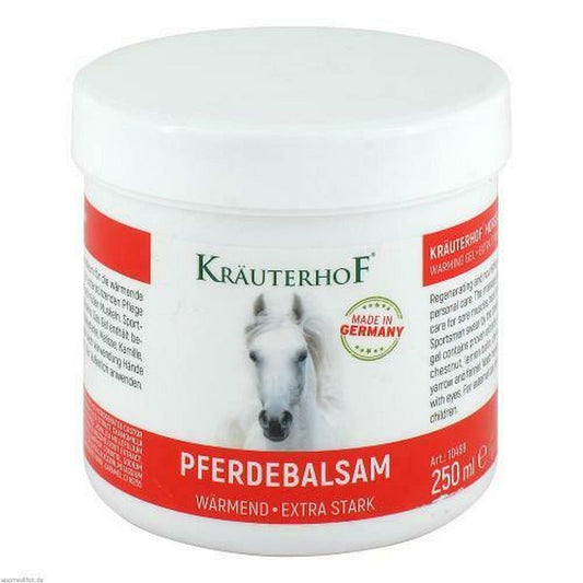 Krauterhof, Balsamo di cavallo in gel, effetto riscaldante, 250 ml