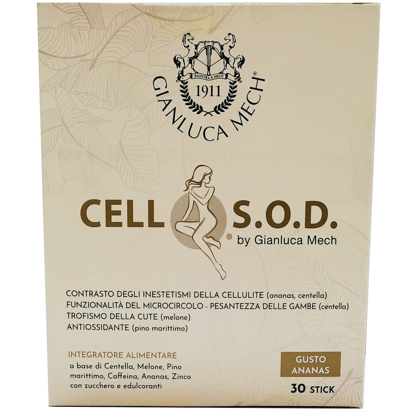 Cosmech Cell S.O.D. by Gianluca Mech - integratore alimentare - anticellulite Tisanoreica