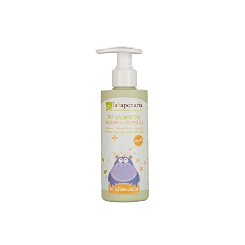 La Saponaria Bagno Bio Corpo e Capelli, 200 ml