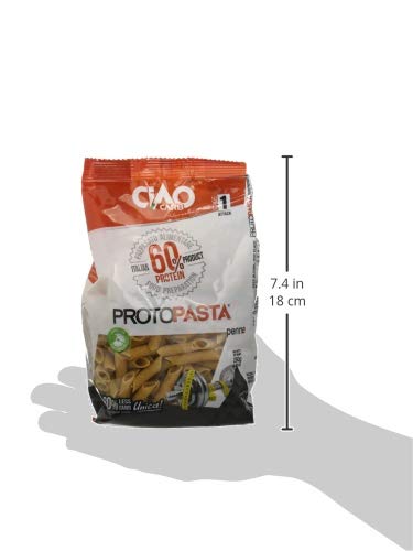 Pasta Proteica 250 gr - PENNE RIGATE - Altissimo contenuto di proteine (60%!!!)