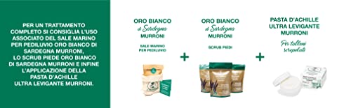 Sale pediluvio effervescente, linea ORO BIANCO di Sardegna Murroni