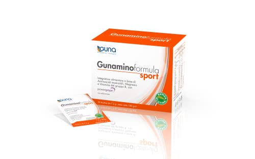 integratore alimentare gunamino formula sport 24 bustine