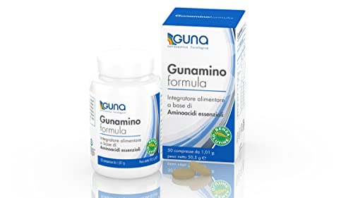 GUNA Gunamino formula 50 Compresse - Integratore Alimentare a Base di Aminoacidi Essenziali