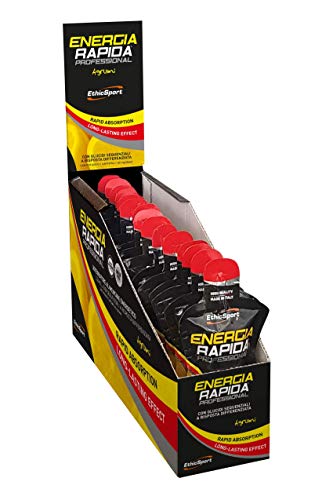 EthicSport - Energia Rapida Professional - Gusto: Agrumi - Confezione da 15 x 50 ml - Integratore alimentare energetico con glucidi sequenziali a risposta differenziata
