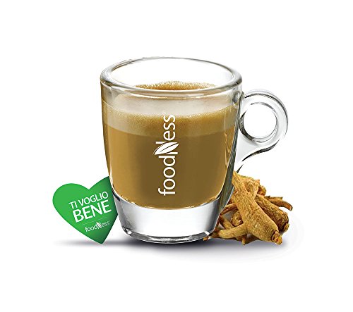 Foodness Preparato Monodose per Caffè al Ginseng - 5 confezioni da 10 bustine (tot. 50 bustine)