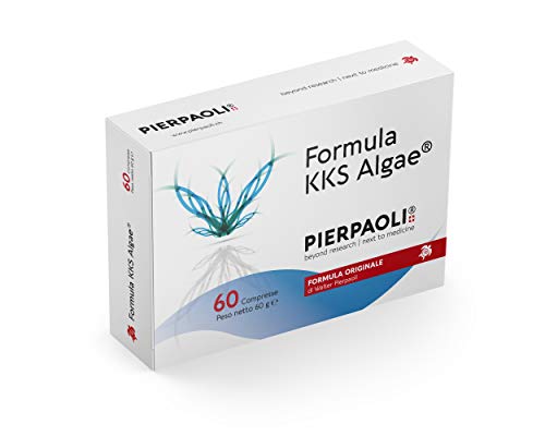 Pierpaoli - Formulα KKS Algae: Integratore Alimentare per il Benessere Completo del Metabolismo con Spirulina, Alga Kombu e Erba Medica, 1 Confezione da 60 Compresse