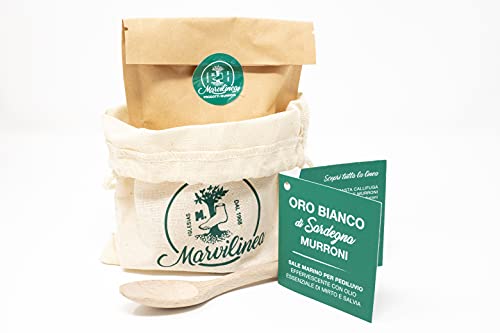 Sale pediluvio effervescente, linea ORO BIANCO di Sardegna Murroni