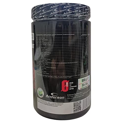 Anderson Integratore Molotov Pre-Workout Energetico con Carboidrati, Cola - 600g