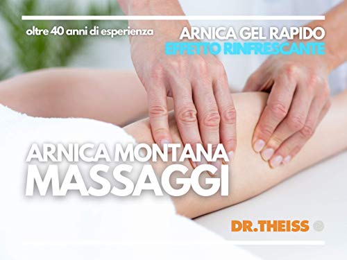 Dr Theiss Gel Arnica Canfora Olio di Rosmarino Mentolo 200 ml. Ideale per massaggio rapido. Oli essenziali effetto crioterapia rinfrescante rassodante per sollievo muscoli e articolazioni