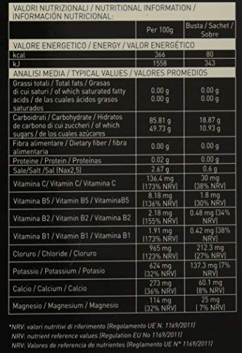 EthicSport - Performance Sete - Confezione da 14 buste x 22 gr - Gusto: Tropical - Integratore alimentare che contribuisce al mantenimento di prestazioni di resistenza ottimali durante l'attività