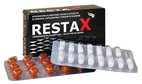 RESTAX 30 Cps + 30 Softgel - Alopecia Androgenetica Maschile