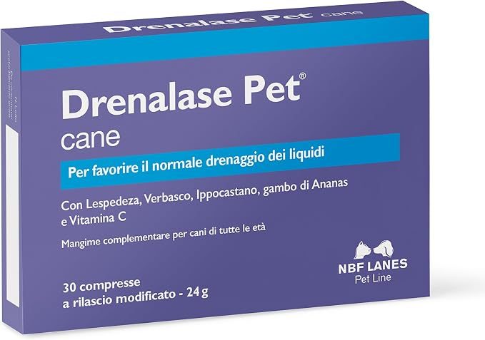 NBF Lanes Drenalase Pet — 30 compresse