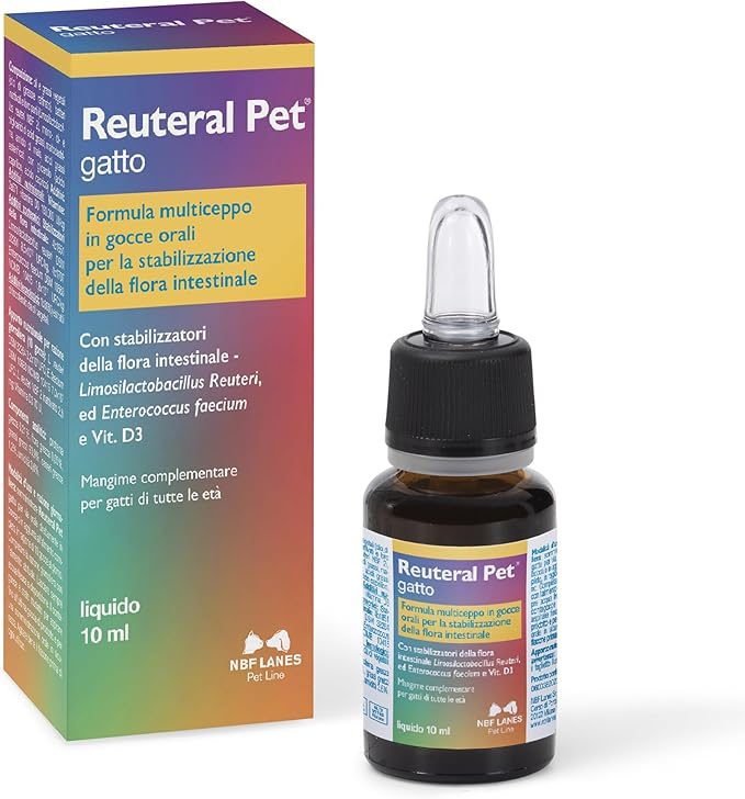 NBF Lanes Reuteral Pet Gatto — gocce orali